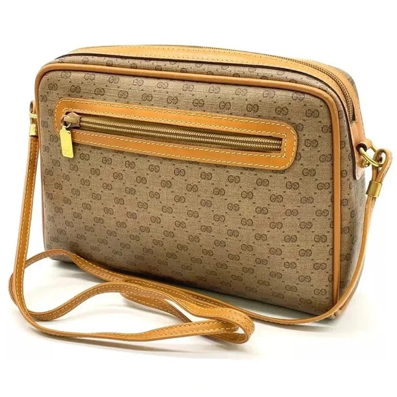 Authentic GUCCI GG Micro Beige Shoulder Bag - Picture 1 of 15